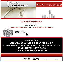 Jo'burg Conferences
